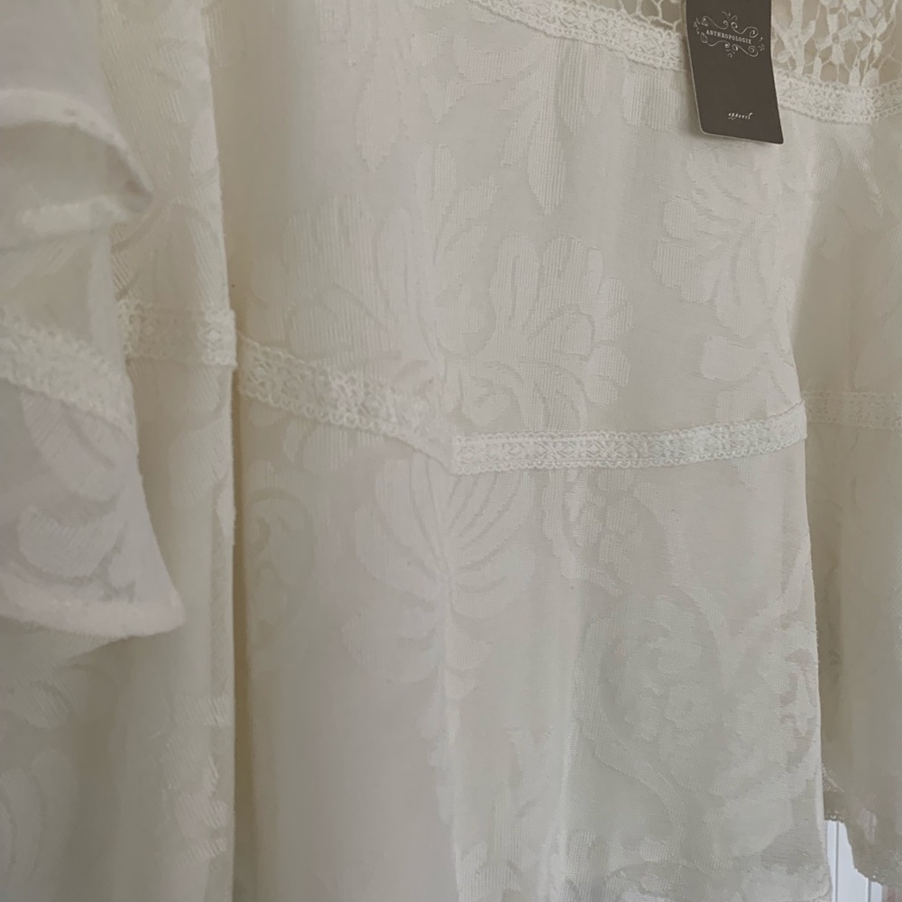 NWT Anthropologie White Top - Picture 4 of 7